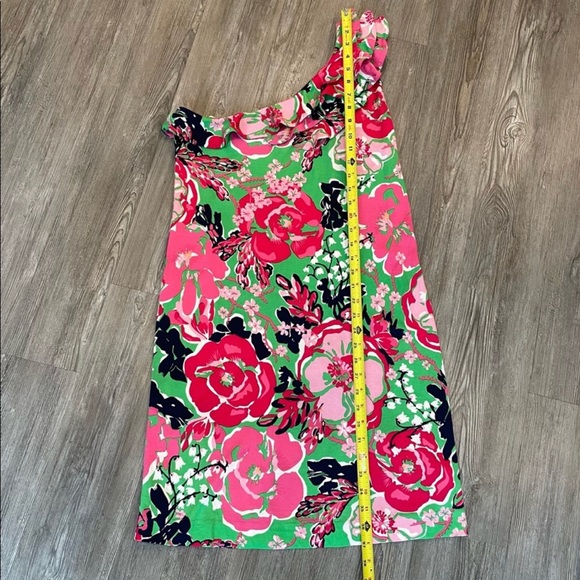 Lilly Pulitzer Whinnie Emerald Floral Dress. - Picture 2 of 4